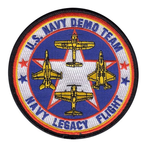 Navy Legacy Flight U.S. Navy Custom Patches