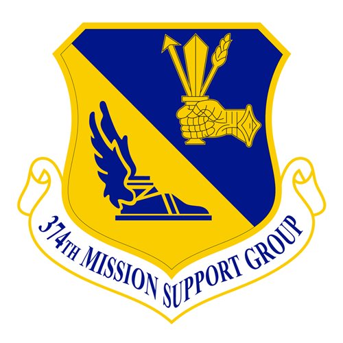 374 MSG Yokota AB U.S. Air Force Custom Patches