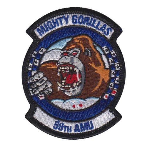 58 AMU Eglin AFB, FL U.S. Air Force Custom Patches