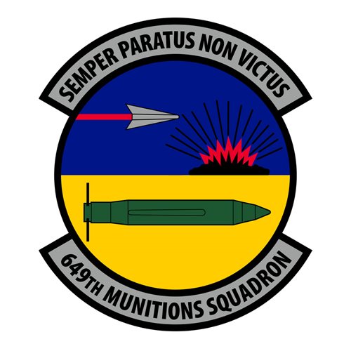 649 MUNS Hill AFB U.S. Air Force Custom Patches
