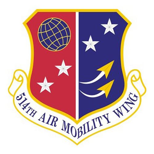 514 AMW McGuire AFB, NJ U.S. Air Force Custom Patches