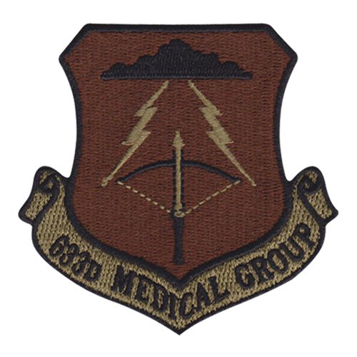 633 MDG Langley AFB, VA U.S. Air Force Custom Patches