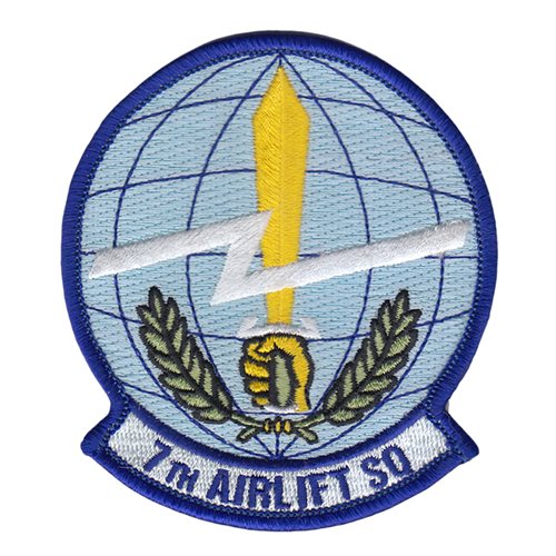 7 AS McChord AFB U.S. Air Force Custom Patches
