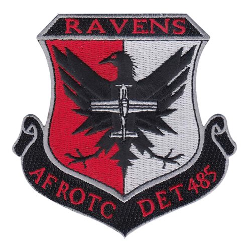 AFROTC Detachment 485 Ravens Rutgers University Patch Air Force ROTC ROTC and College Patches Custom Patches