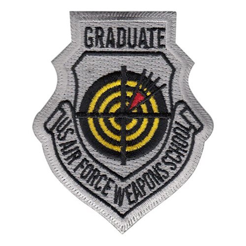 USAF Weapons School Graduate Patches USAFWS U.S. Air Force Custom Patches