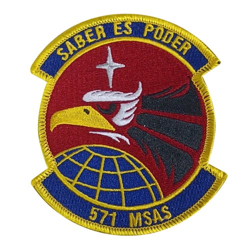 571 MSAS Travis AFB U.S. Air Force Custom Patches