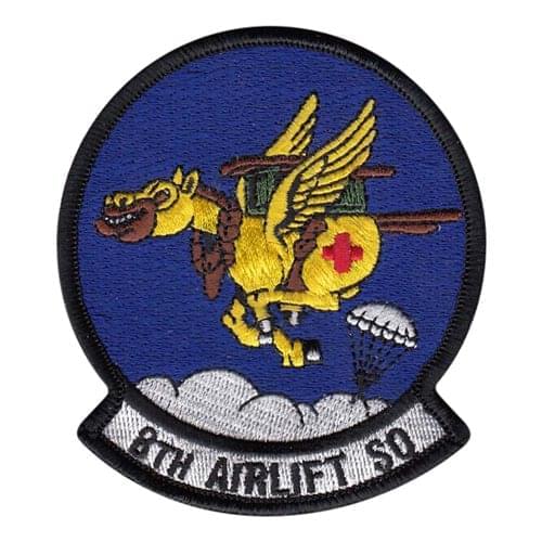 8 AS McChord AFB U.S. Air Force Custom Patches