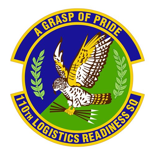 110 LRS ANG Michigan Air National Guard U.S. Air Force Custom Patches