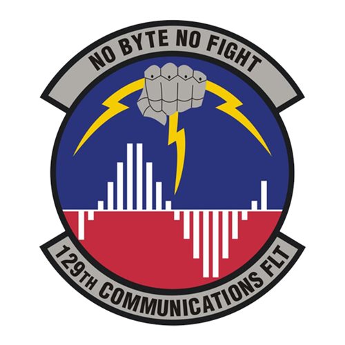 129 CF ANG California Air National Guard U.S. Air Force Custom Patches