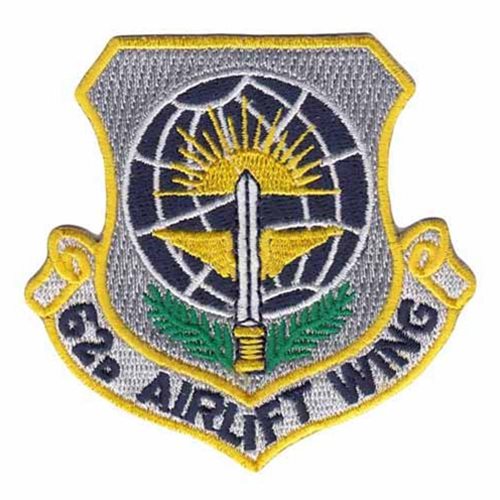 62 AW McChord AFB U.S. Air Force Custom Patches