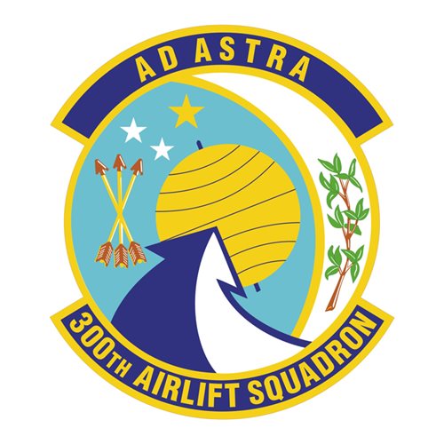 300 AS Charleston AFB U.S. Air Force Custom Patches