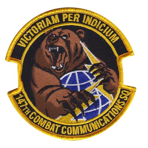 147 CBCS ANG California Air National Guard U.S. Air Force Custom Patches