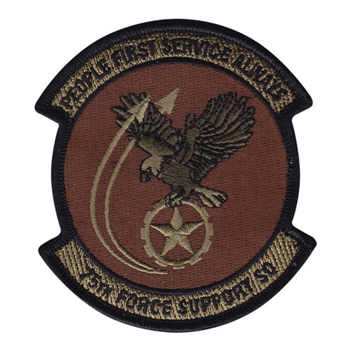 75 FSS Hill AFB U.S. Air Force Custom Patches