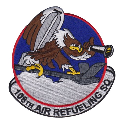108 ARS ANG Illinois Air National Guard U.S. Air Force Custom Patches