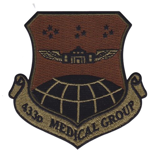 433 MDG Lackland AFB U.S. Air Force Custom Patches