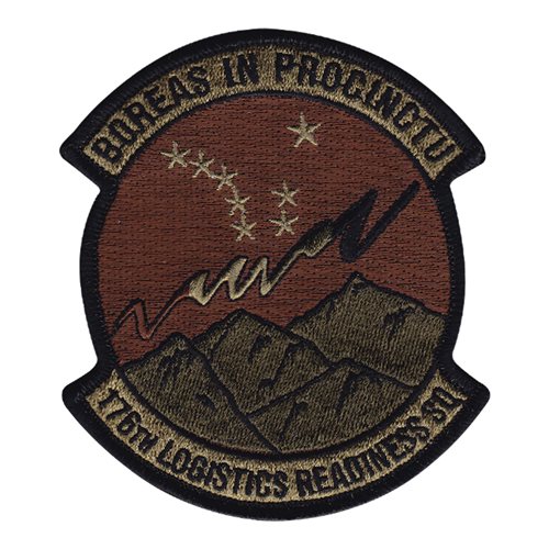 176 LRS ANG Alaska Air National Guard U.S. Air Force Custom Patches