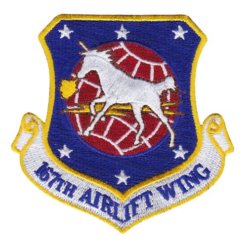  167 AW ANG West Virginia Air National Guard U.S. Air Force Custom Patches