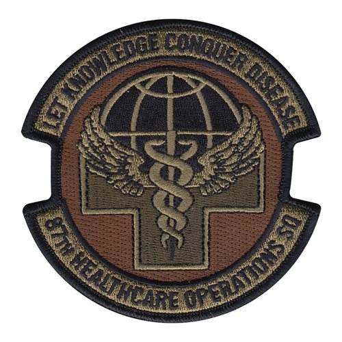 87 HCOS McGuire AFB, NJ U.S. Air Force Custom Patches