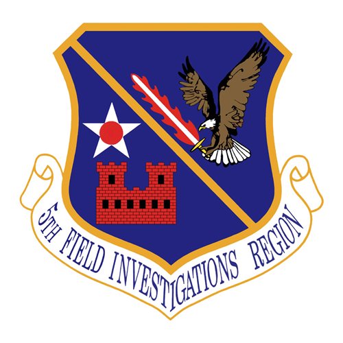 AFOSI 5 FIR Ramstein AB U.S. Air Force Custom Patches