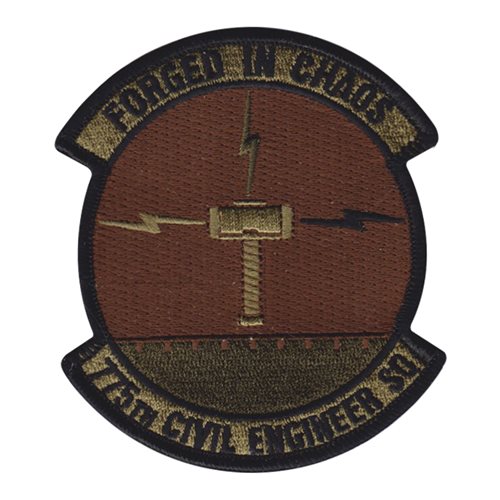 775 CES Hill AFB U.S. Air Force Custom Patches