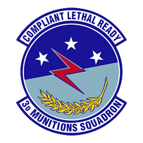 3 MUNS JBER U.S. Air Force Custom Patches