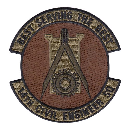 14 CES Columbus AFB U.S. Air Force Custom Patches