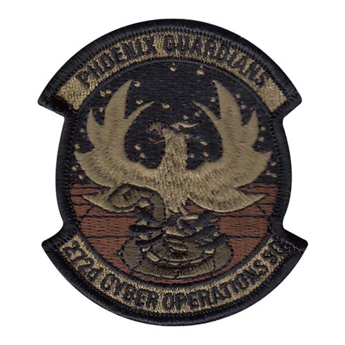 272 COS ANG Michigan Air National Guard U.S. Air Force Custom Patches