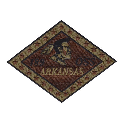 189 OSS ANG Arkansas Air National Guard U.S. Air Force Custom Patches
