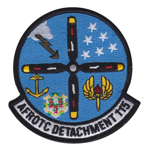 AFROTC Det 115 University of Connecticut Air Force ROTC ROTC and College Patches Custom Patches