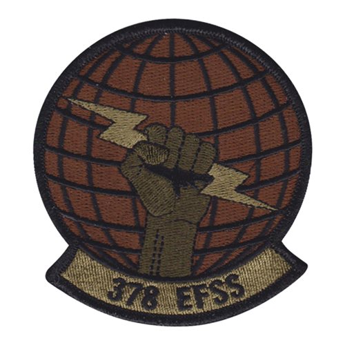378 EFSS 378 AEW International Custom Patches