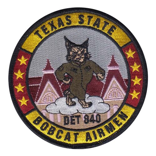 AFROTC Det 840 Texas State University Air Force ROTC ROTC and College Patches Custom Patches