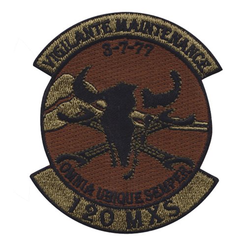 120 MXS ANG Montana Air National Guard U.S. Air Force Custom Patches
