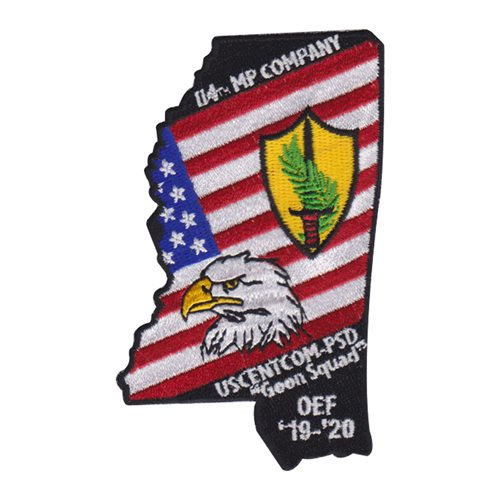 114 MP Co Mississippi Army National Guard Army National Guard U.S. Army Custom Patches