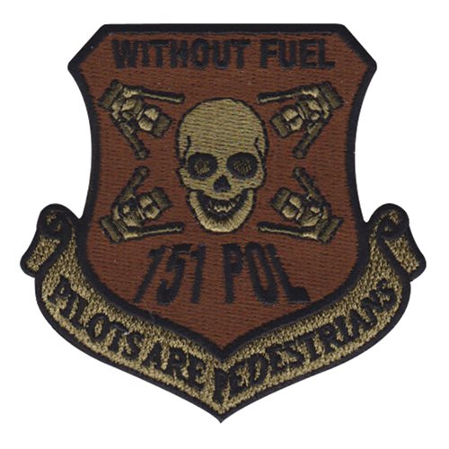 151 LRS ANG Utah Air National Guard U.S. Air Force Custom Patches