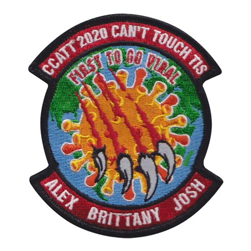 60 SGOS Travis AFB U.S. Air Force Custom Patches