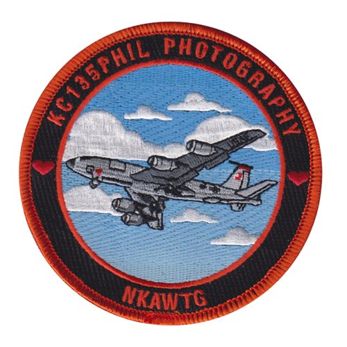 KC-135 PHIL Photography Civilian Custom Patches