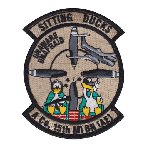 A Co 15 MI BN Ft Hood U.S. Army Custom Patches