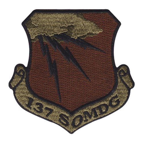137 SOMDG ANG Oklahoma Air National Guard U.S. Air Force Custom Patches