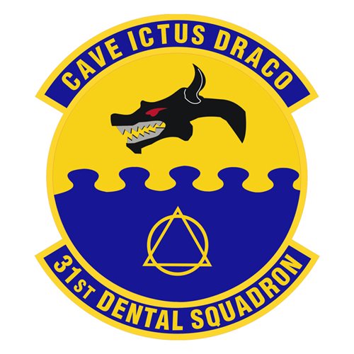 31 DS Aviano AB U.S. Air Force Custom Patches