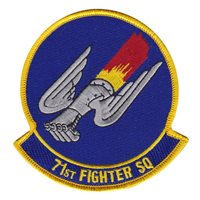 71st Fighter Squadron (71 FS) Custom Patches