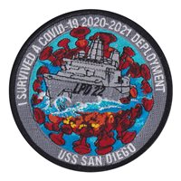 USS San Diego Custom Patches