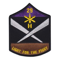 Battery H 29th Field Artillery II Custom Patches