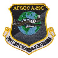 AFSOC A-29C Custom Patches