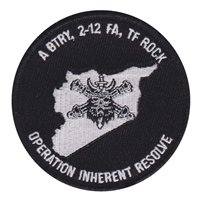A BTRY, 2-12 FA Patches