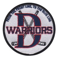 Dallas Warriors Hockey Patches