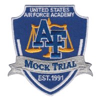 USAFA Mock Trial Team Custom Patches