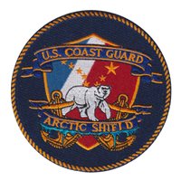 USCG Blue Arctic Shield Custom Patches
