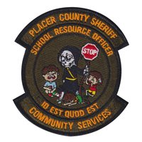 Placer County Sheriff Community Services Patches