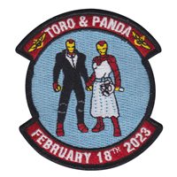 FAR Toro and Panda Wedding Patches