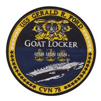 USS Gerald R Ford Custom Patches